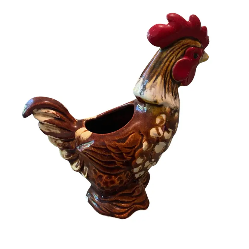Riddell Pottery 1951 Rooster Planter