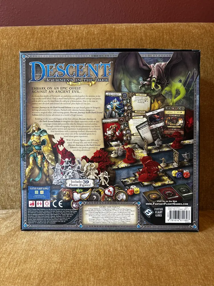 Descent : Journeys in the Dark : Second Edition + 3 Add-on Packs