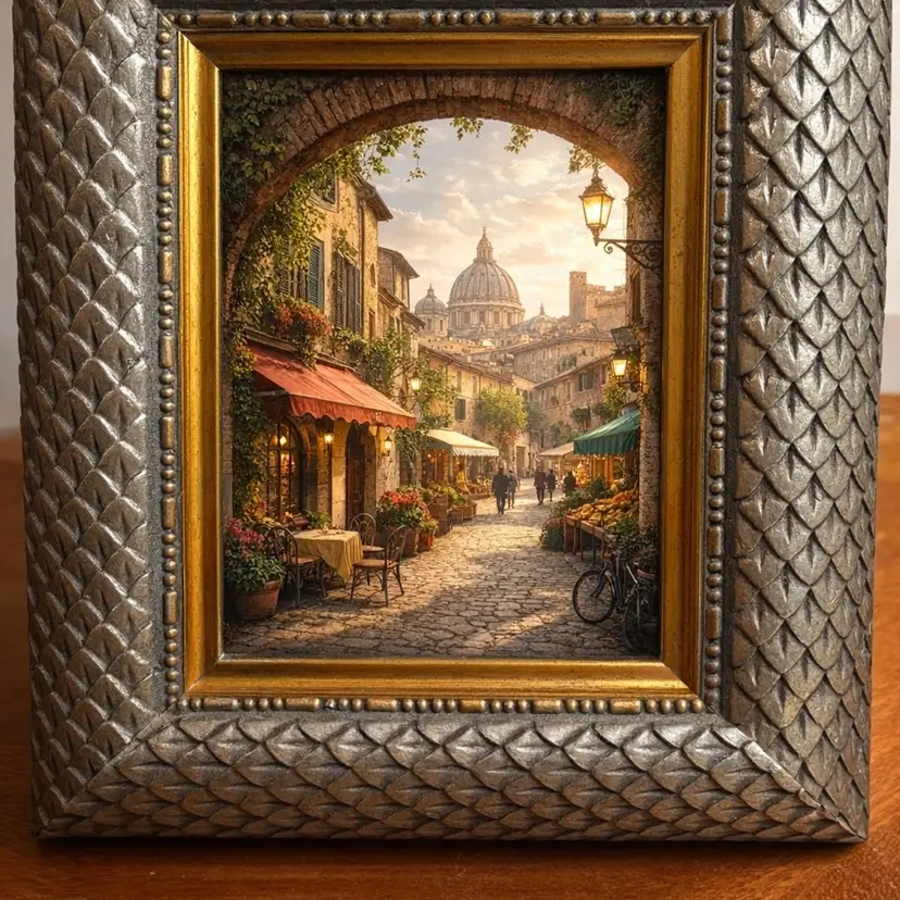 Viva Roma Italian Design Picture Frame By Malden 3 1/2 X 5