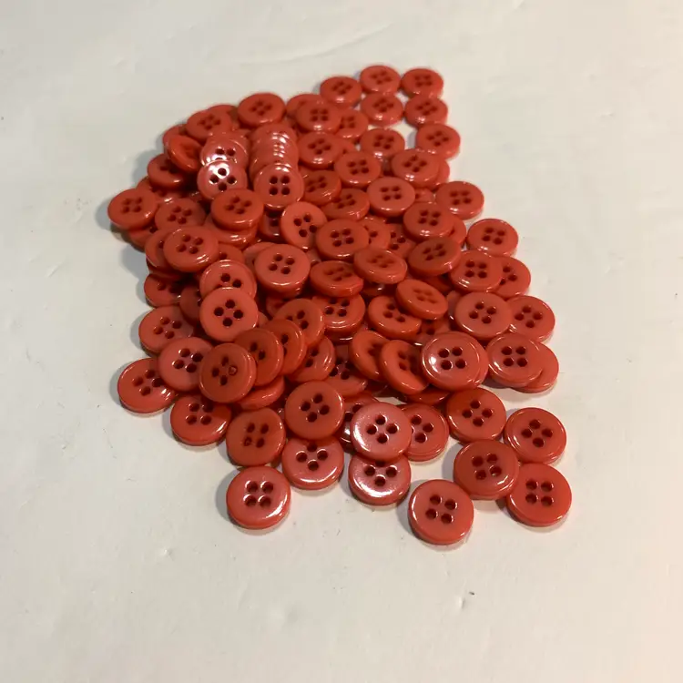 Vintage Coral Colored Buttons 1 oz.