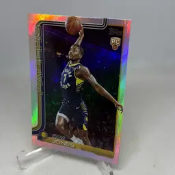 2025-26 Topps NBA Basketball Kam Jones #239 Rookie Rainbow Foil Indiana Pacers