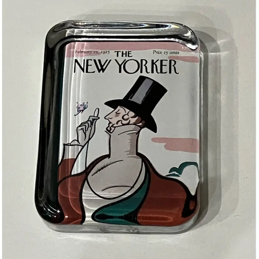 The New Yorker Glass Paperweight