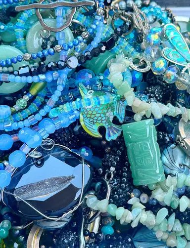 Precious Gemstone & Glass Beads 