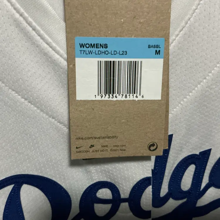$150 Women's Los Angeles Dodgers White Home Stadium Jersey M