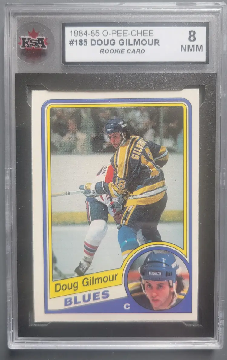 1984-85 O-Pee-Chee Doug Gilmour RC KSA 8