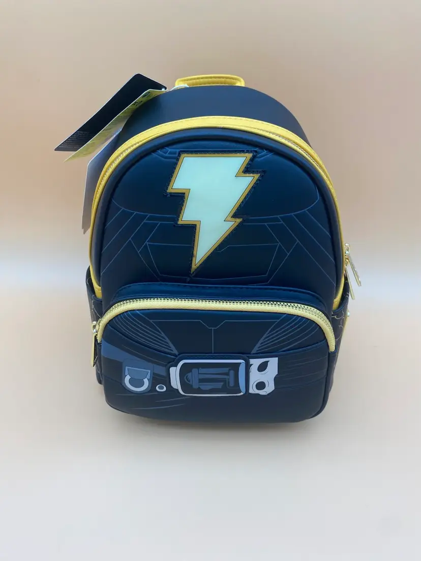 Loungefly DC Black Adam Light Up Mini Backpack - New w/ Tags - Hard Tag