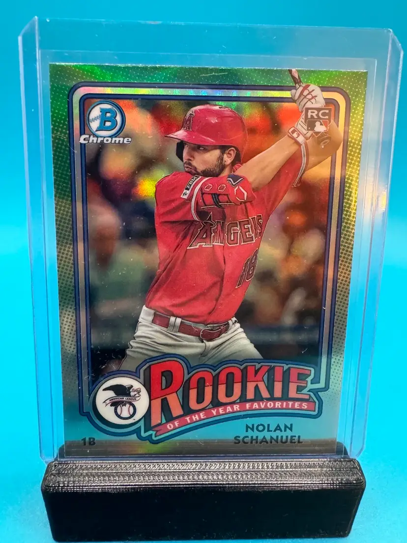Nolan Schanuel Bowman ROTY Favorites RC Los Angeles Angels
