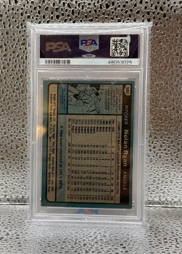 Nolan Ryan - 1980 Topps - California Angels - Los Angeles Angels