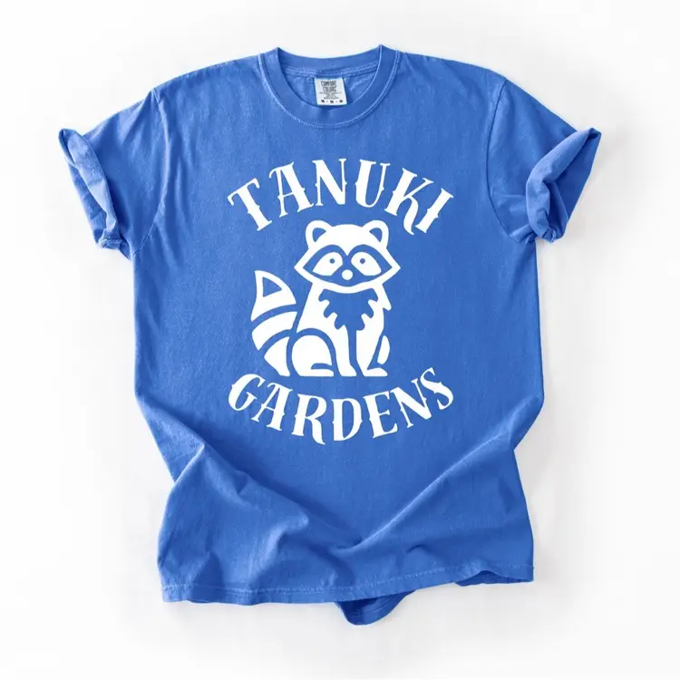 PREORDER - Tanuki Gardens Shirt Flo Blue