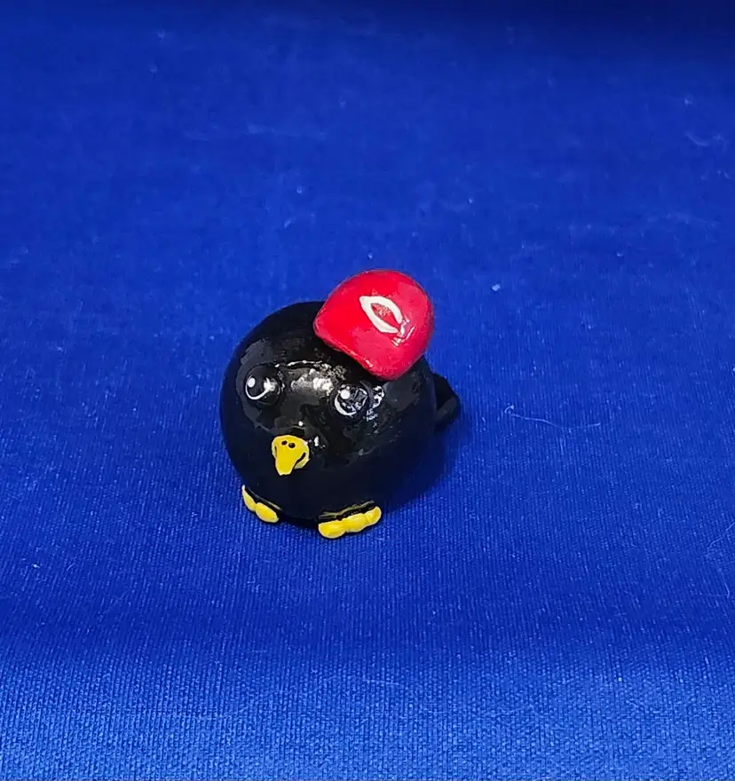 Shirley's Crows - Crow with Baseball Cap