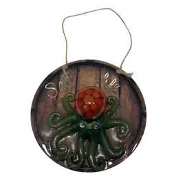 Handmade Salt Life Octopus Wall Art Sign