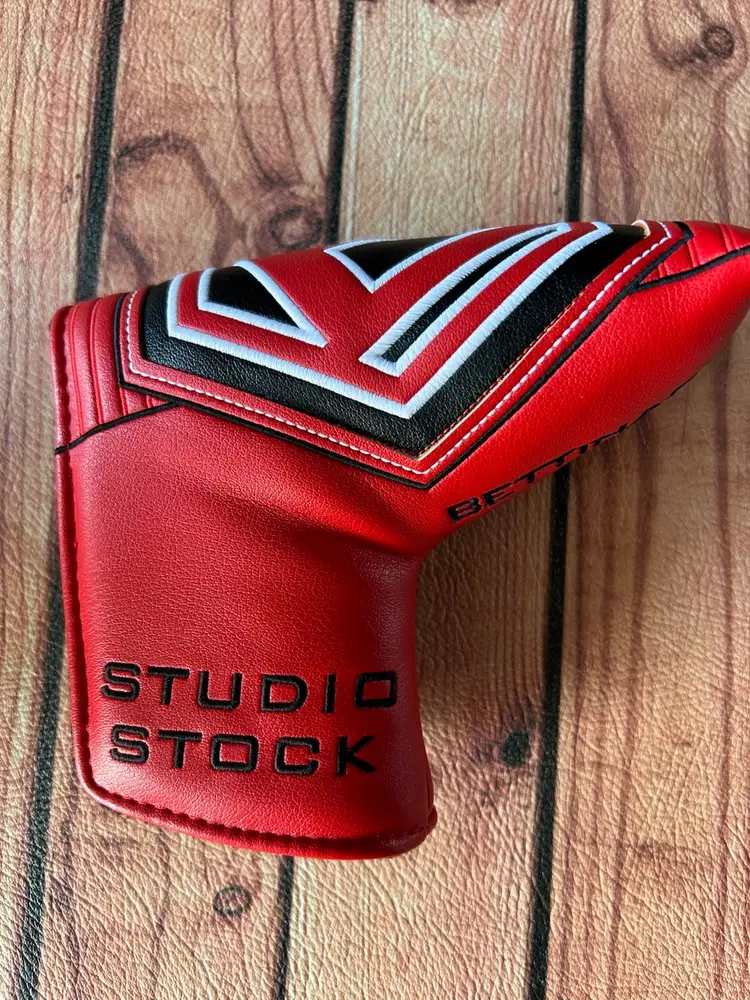 Bettinardi Studio Stock Red Blade Putter Milled USA Flag Golf Head Cover