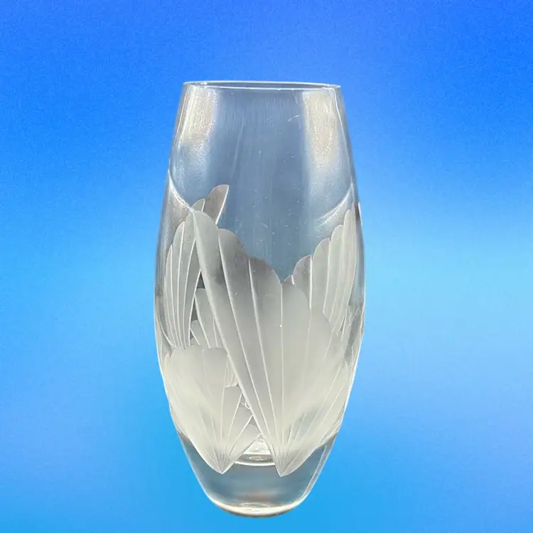 Lenox Lead Crystal Fanlight 9” Vase
