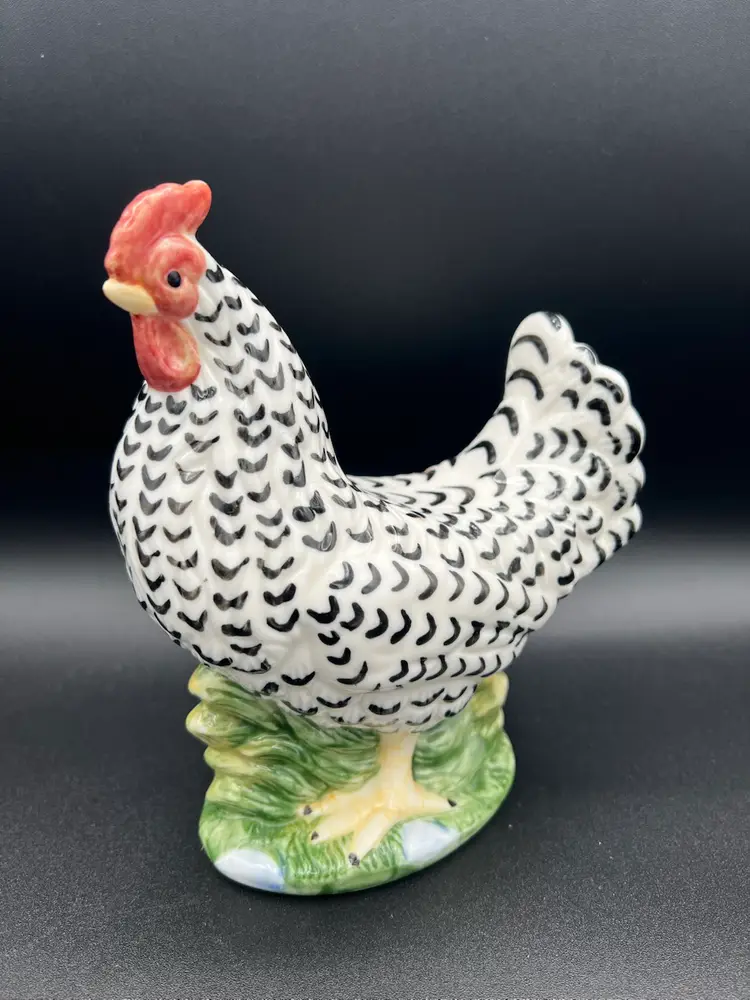 Maybe Fitz And Floyd Black And White Chicken