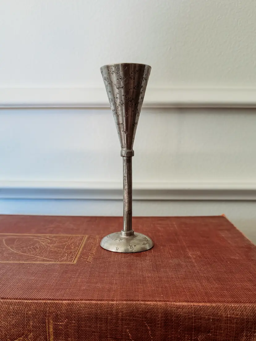 Skurdal Pewter cordial stemware from Norway