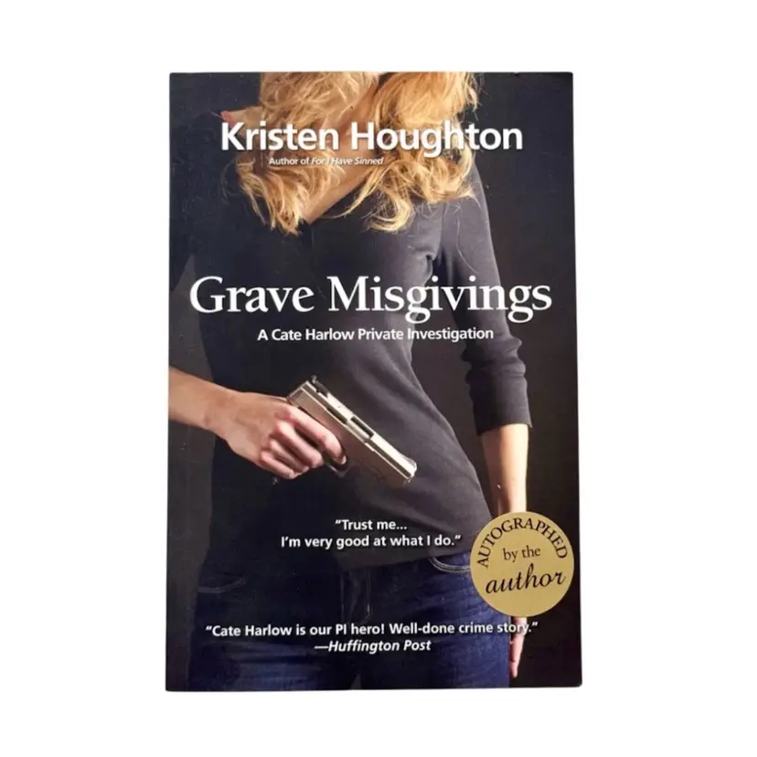 Grave Misgivings A Cate Harlow Private Investigation SC Book by Kristen Houghton, New