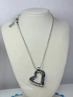 Brighton Pebble Heart Necklace
