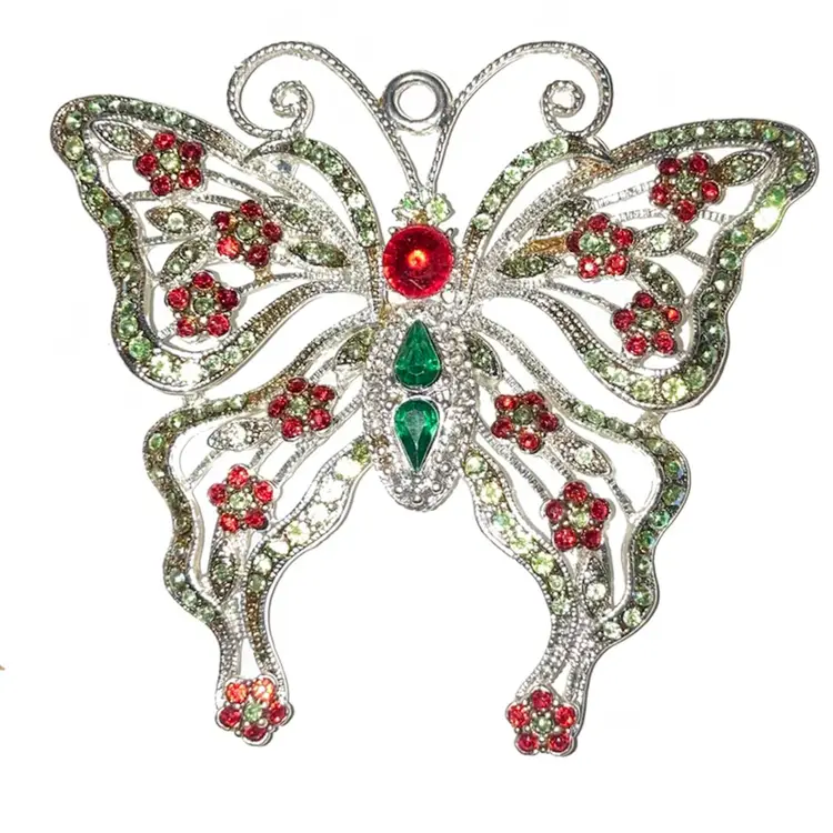 Butterfly Pendant With All The Bling! 3 1/2” Wide x 3” Tall! 🦋