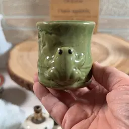 Ceramic Frog Candle Holder