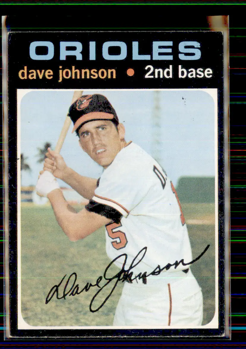 Dave Johnson 1971 Topps #595 - Baltimore Orioles - (pk8-505)