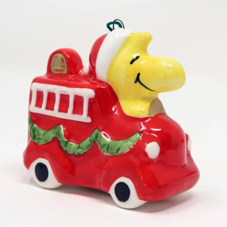 Woodstock Firetruck Christmas Ornament - Peanuts