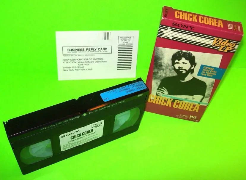 Chick Corea A Very Special Concert Sony VHS Video Cassette Tape 1981 Performance
