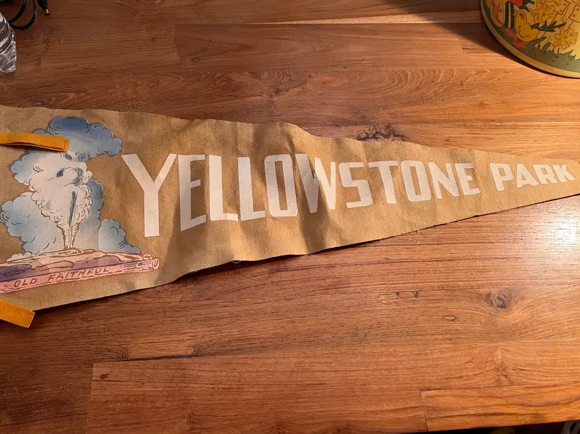Yellowstone National Park Pennant