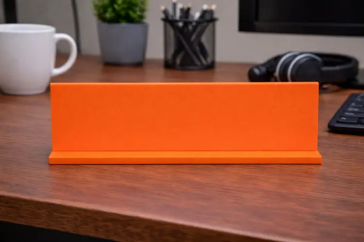 Gone Fishin' Desk Plaque | Raised Emblem Desk Sign | Fishing Enthusiast Decor | Man Cave Office Gift | Modern Desktop Display