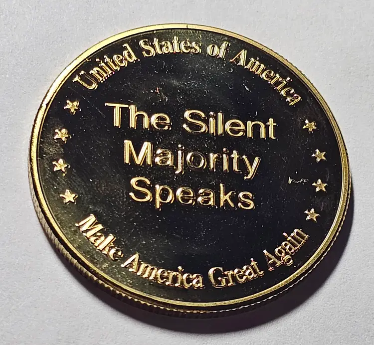 Donald J Trump The Silent Majority Speaks Collector Coin