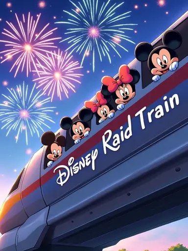 Disney Raid train!! Pins, bags and more 