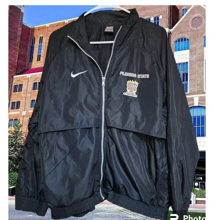 Vtg NCAA Nike Nokia Sugar Bowl 2000 FSU Seminoles Zip Front Jacket Men Medium