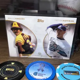 Rollie Fingers & Trevor Hoffman 
2022 Dynamic Duals 
San Diego Padres