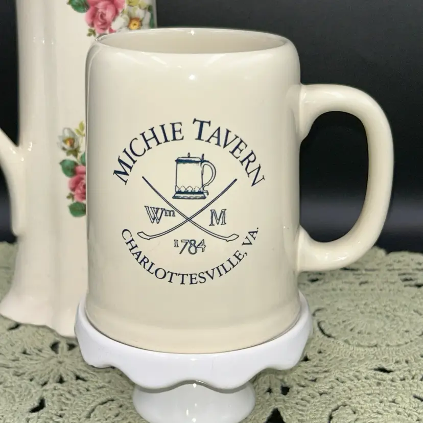 Michie Tavern Coffee Stein 1784 Charlottesville, Virginia.