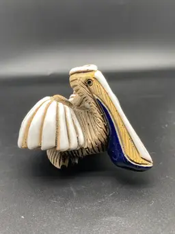 Vintage Artesania Riconada Pelican Figurine