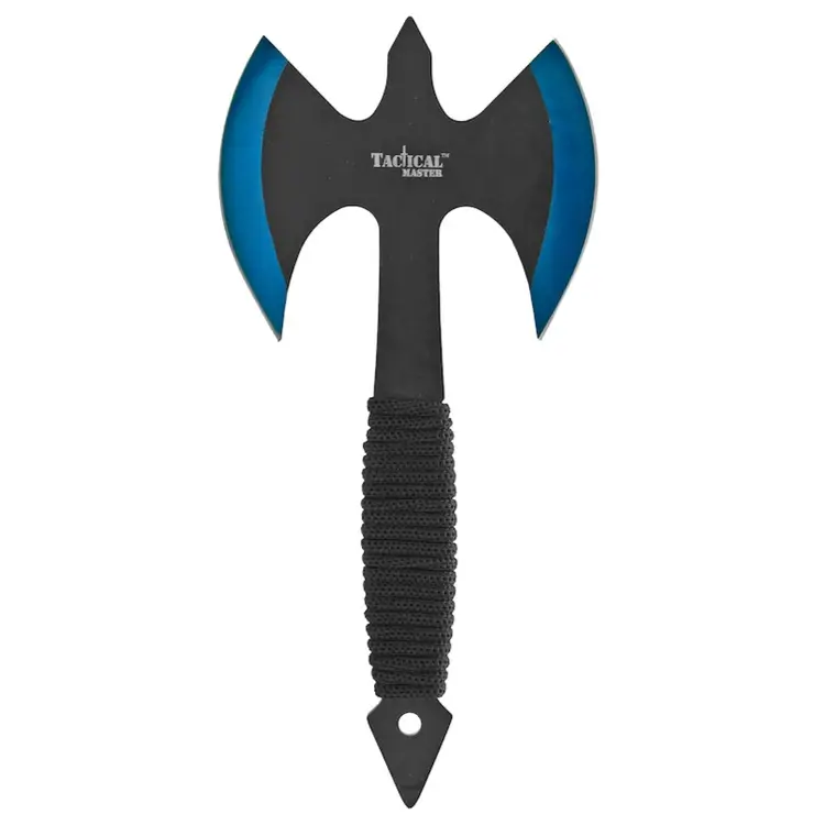 10.25" Full Tang Stainless Steel Axe Throwing Practice Axe with Carrying Case - Blue