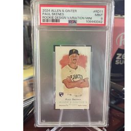 Paul Skenes Psa 9 2024 Allen Ginter Rookie Design Variation Mini