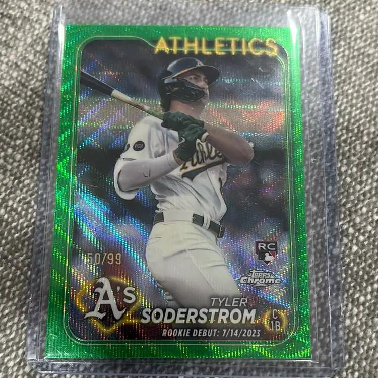 2024 Topps Chrome Update Series Tyler Soderstrom #USC22 /99
