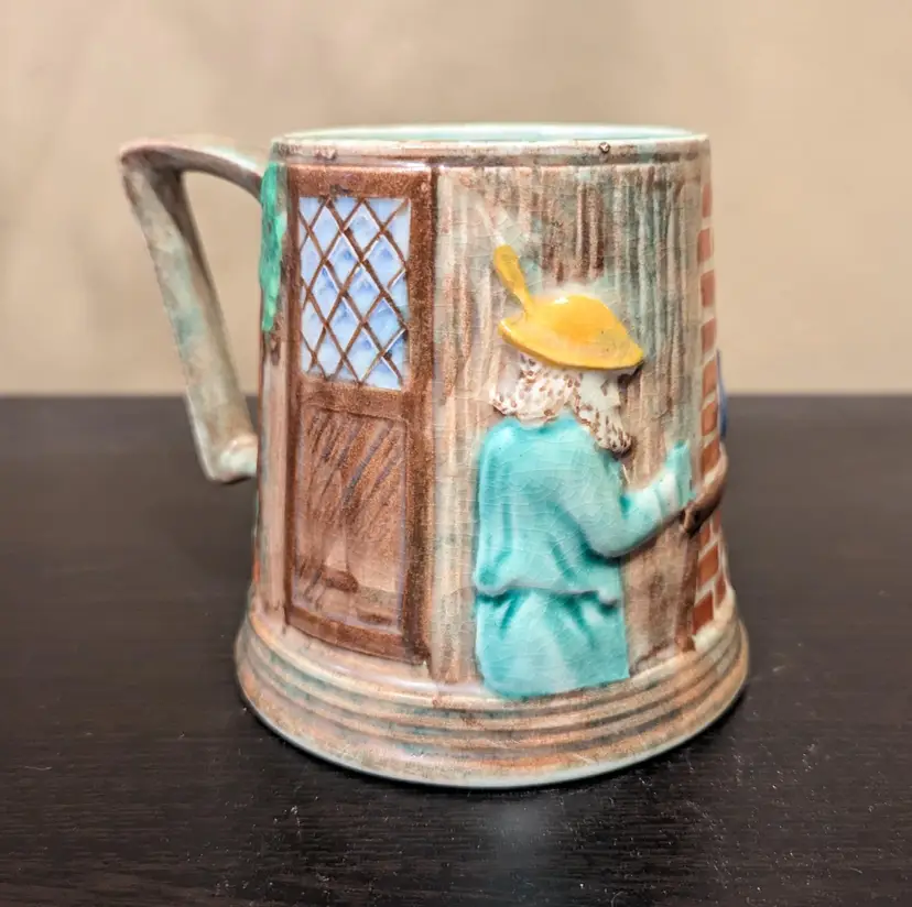 Vintage H.J. Wood Ltd Burslem England Handpainted Mug