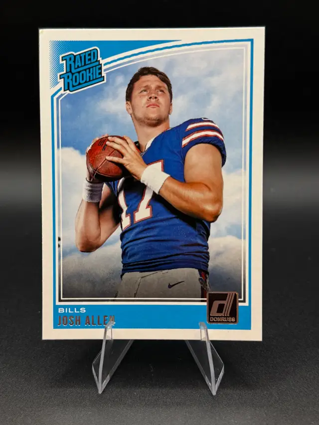 Josh Allen 2018 Panini Donruss Rated Rookie #304 Buffalo Bills
