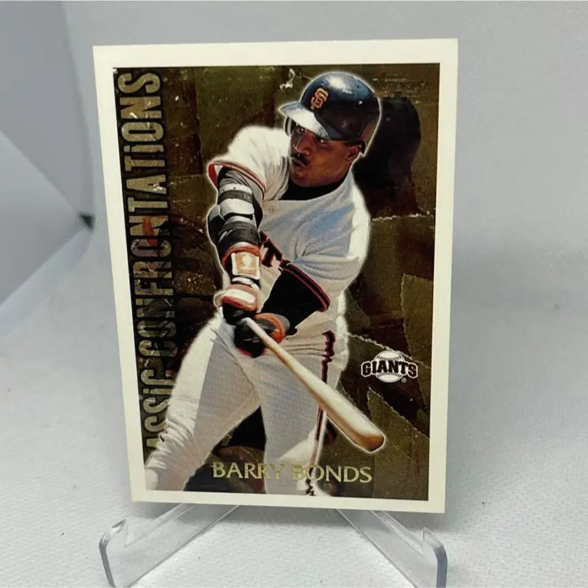 1996 Topps Classic Confrontations Barry Bonds Insert San Fransisco Giants