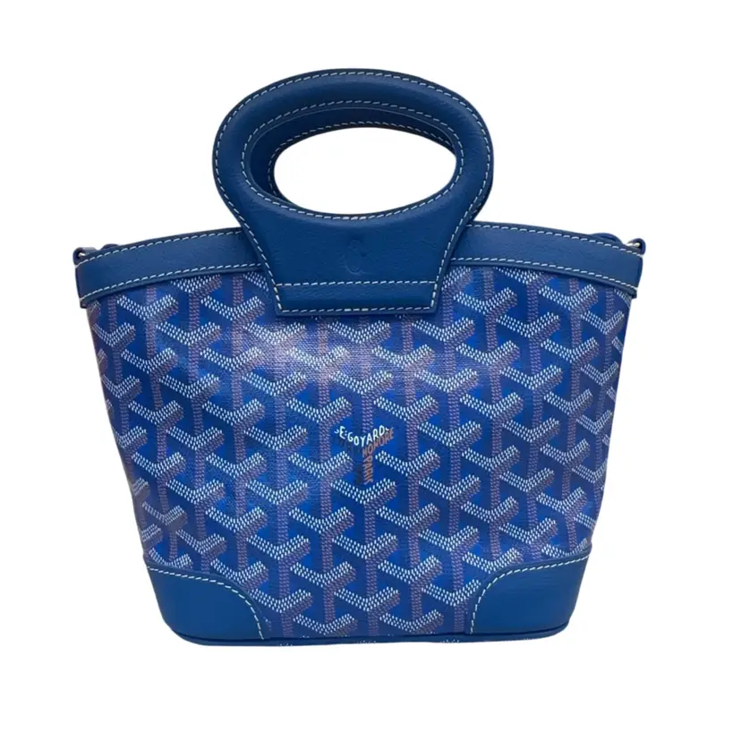 Goyard Blue Goyardine Beluga Mini