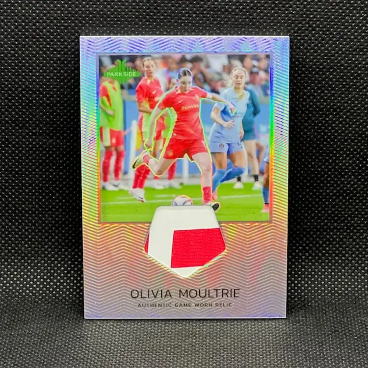 Olivia Moultrie 2024 Parkside Pacific Relic Portland Thorns Soccer Card