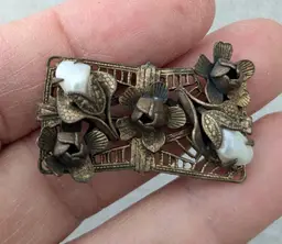 Pearl Brooch with C-clasp, Circa Late 1800's to 1900