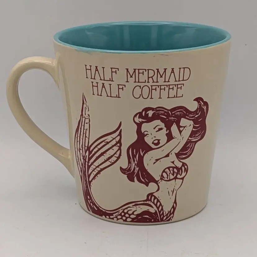 "Half Mermaid Half Coffee" Mug!