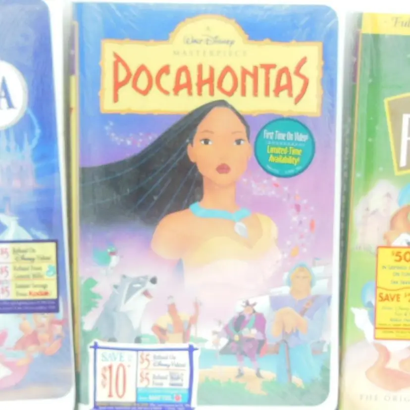 Vintage 1995, SEALED Disney's Masterpiece Collection: POCAHONTAS VHS