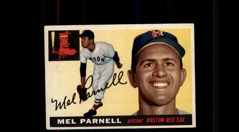 1955 Topps #140 Mel Parnell - (pk-tl1) - Boston Red Sox