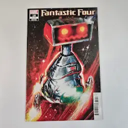 Marvel Fantastic Four #10 1:25 H.E.R.B.I.E.  Bill Sienkiewicz 2019 Mylar