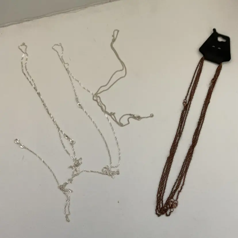 #01 - Choice Of Chain- Silver, Copper Tone