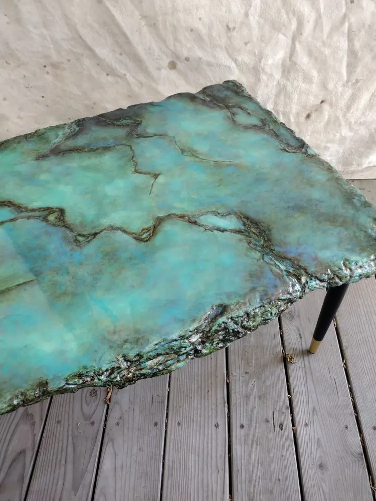Turquoise Coffee Table