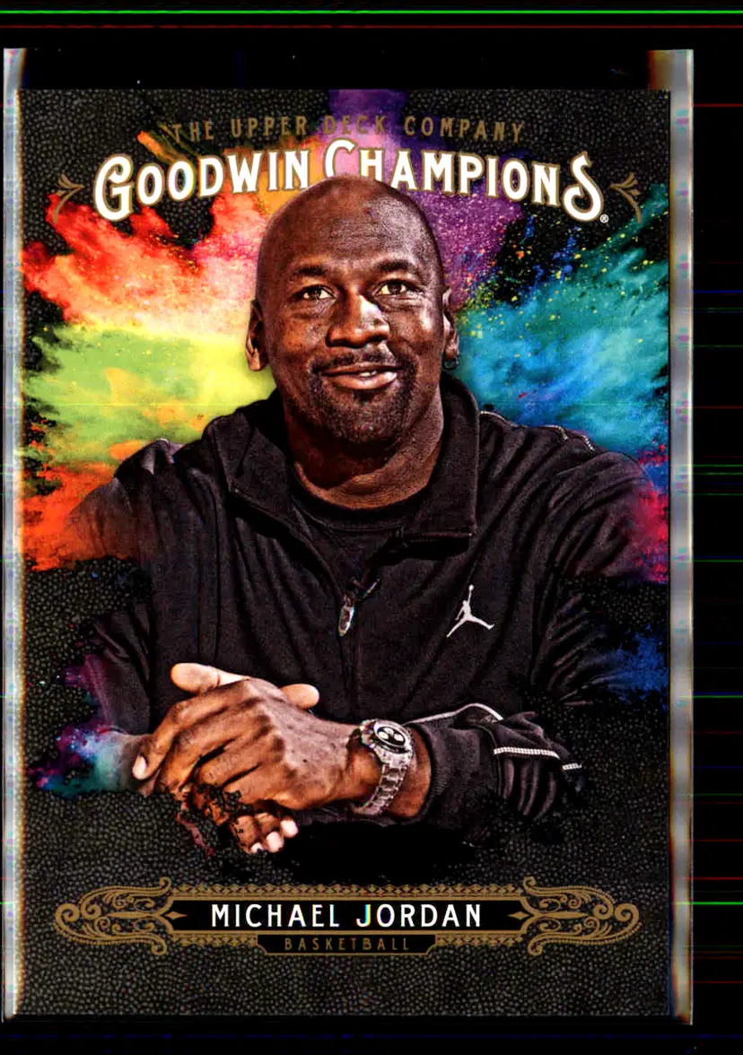 Michael Jordan 2018 Upper Deck Goodwin Champions Splash of Color #101 - Chicago Bulls - (148-368)